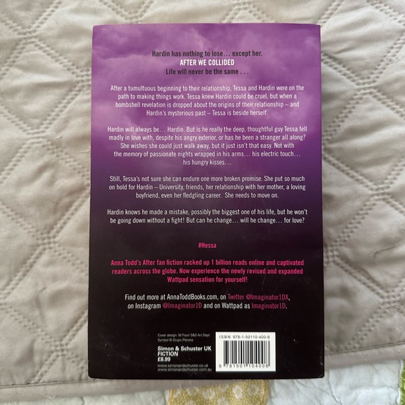 After We Collided: Anna Todd soft cover book - Picture 2 of 3